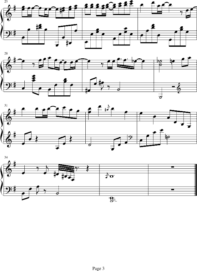 这该死的爱钢琴曲谱（图3）