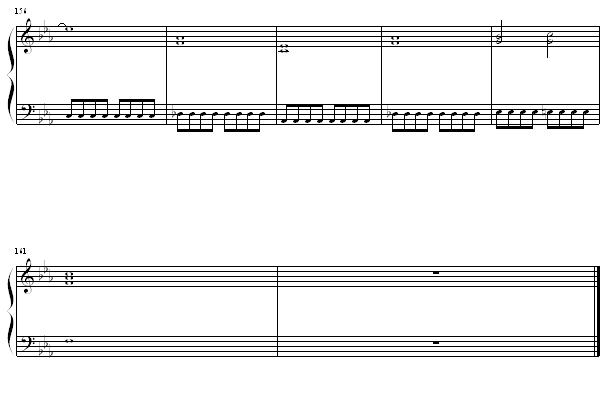 my will  犬夜叉插曲钢琴曲谱（图7）