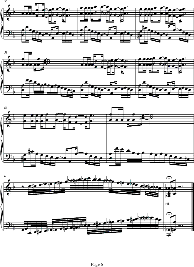 完美主义钢琴曲谱（图6）
