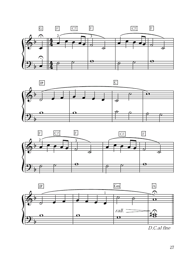 卡琳卡(简易钢琴谱)钢琴曲谱（图2）
