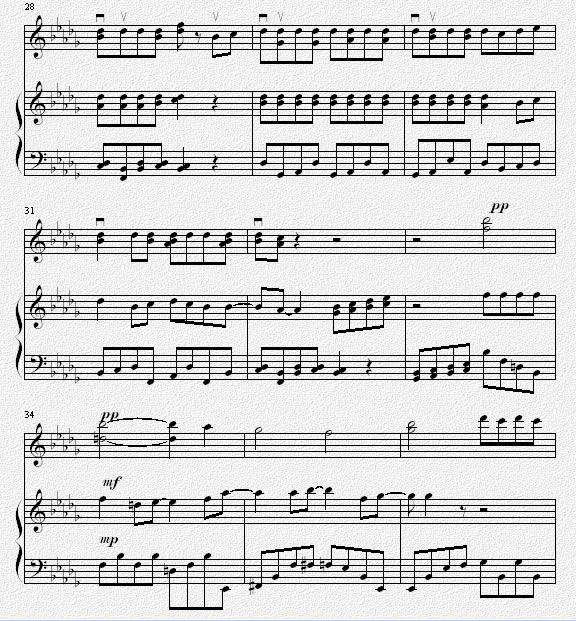 最后的战役钢琴曲谱（图4）