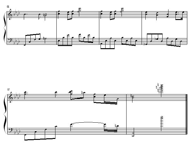 Dearest 犬夜叉插曲钢琴曲谱（图6）