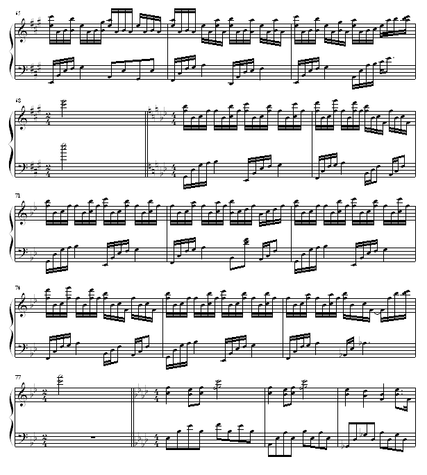 Dearest 犬夜叉插曲钢琴曲谱（图5）