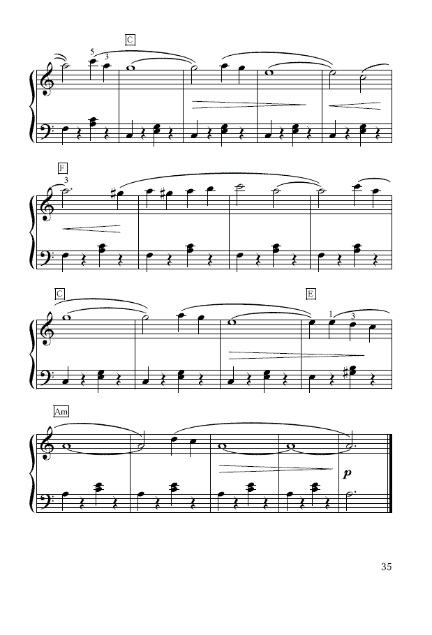 El condor passa(简易钢琴谱)钢琴曲谱（图2）