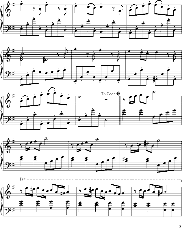 风之丘钢琴曲谱（图3）