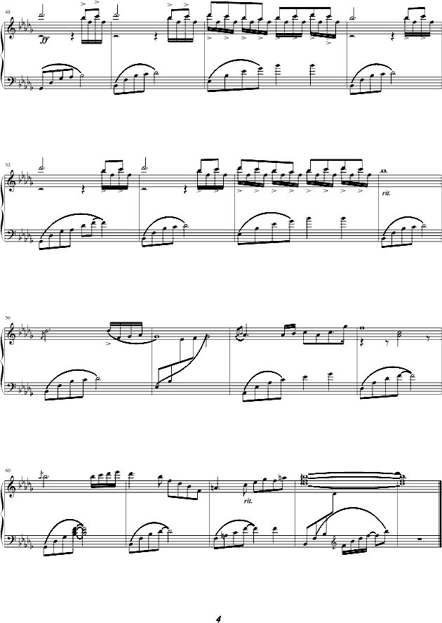 Tears -完美-帅版钢琴曲谱（图4）