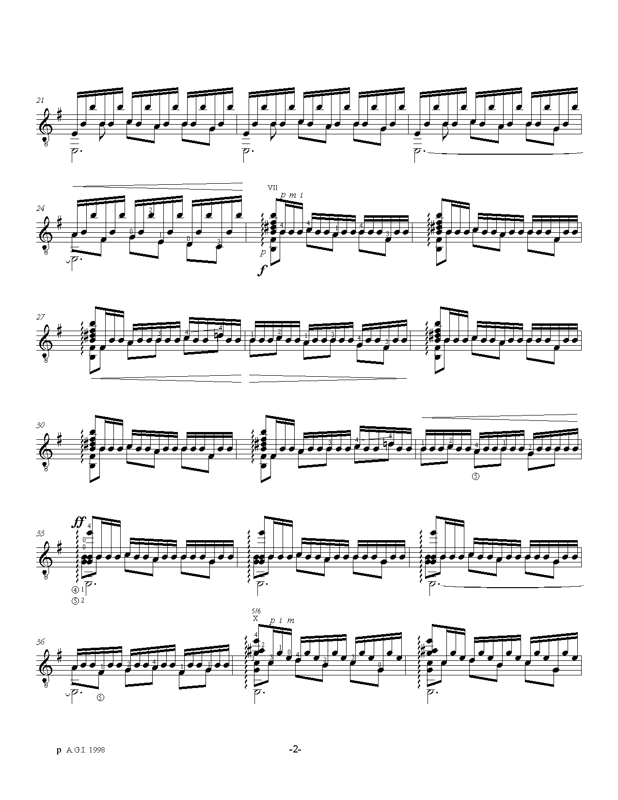 阿斯图里亚斯传奇钢琴曲谱（图3）