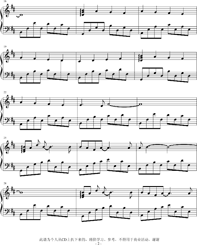 Moon Light钢琴曲谱（图2）