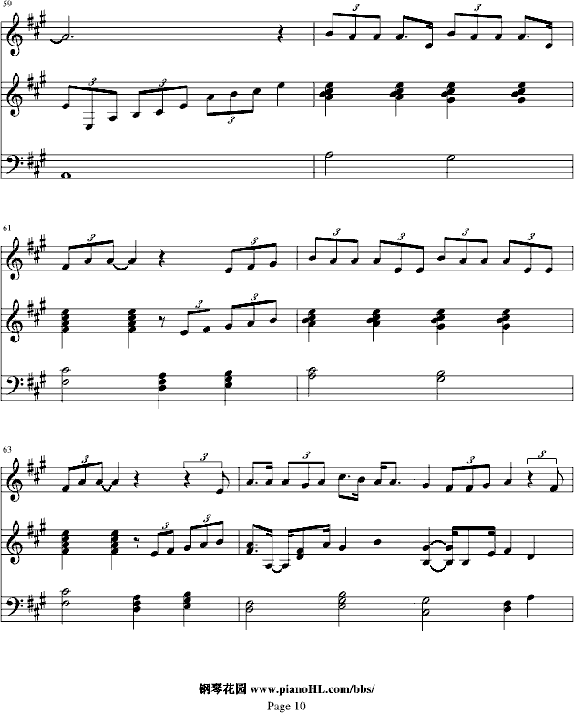 TADDY BEAR钢琴曲谱（图10）