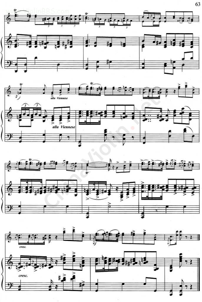 古老的歌(小提琴分谱+钢琴伴奏谱)钢琴曲谱（图6）