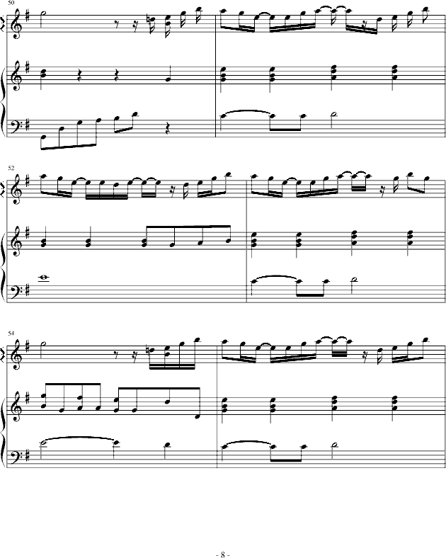 JEWEL钢琴曲谱（图8）