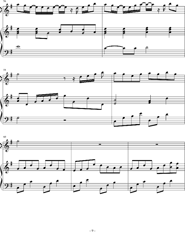 JEWEL钢琴曲谱（图9）