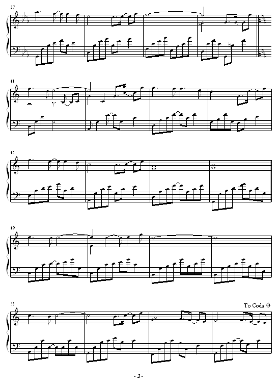 Bittersweet钢琴曲谱（图3）