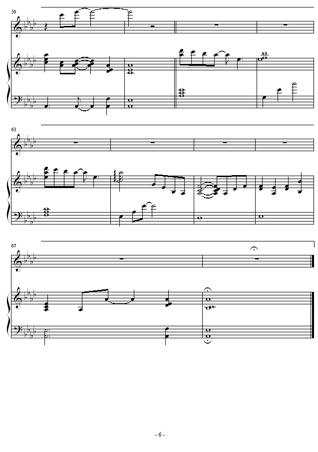 First Love钢琴曲谱（图6）