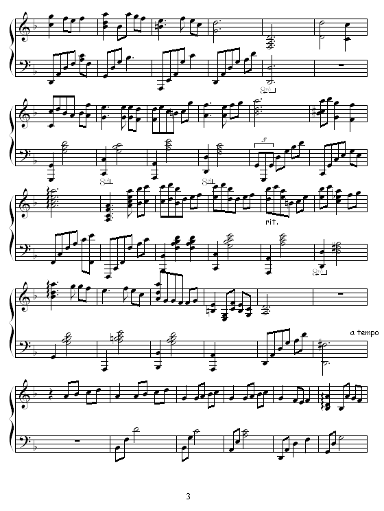 钢琴组曲《月》钢琴曲谱（图3）