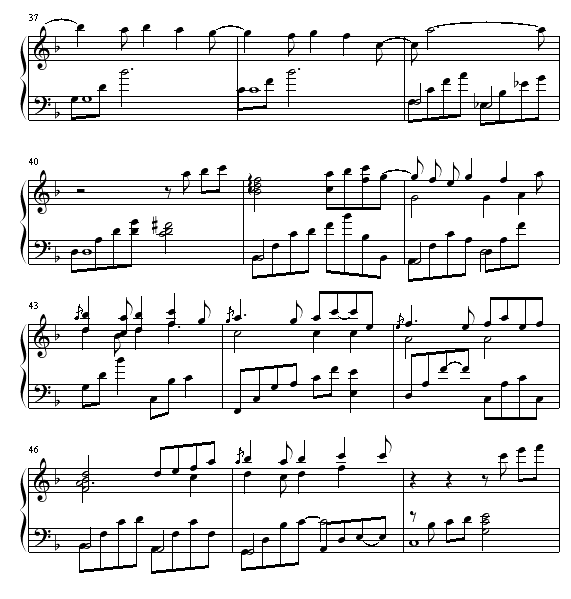 Love me钢琴曲谱（图4）