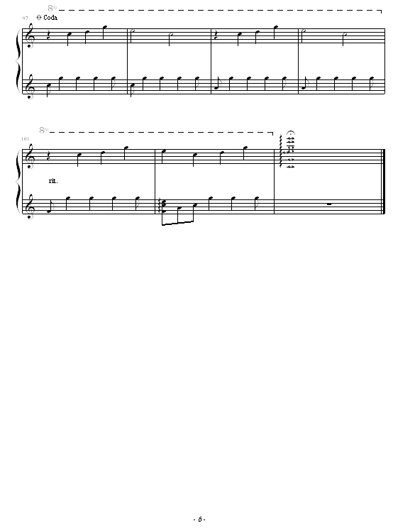 A SECRET GROVE钢琴曲谱（图6）