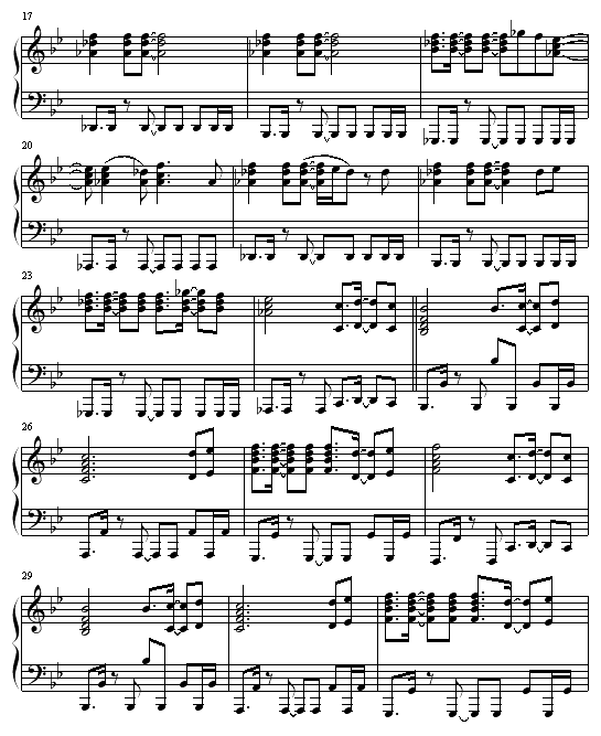 the one钢琴曲谱（图2）