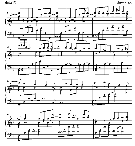 Love me钢琴曲谱（图3）