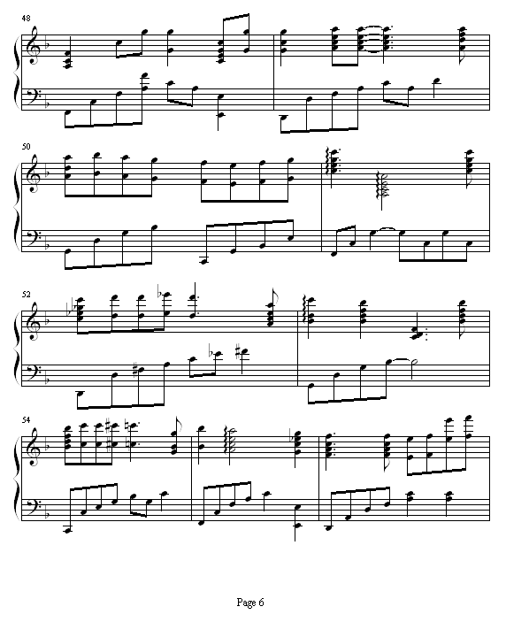 Celestial Night钢琴曲谱（图6）