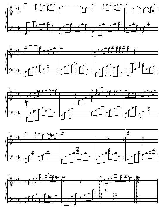 Childhood Remembered钢琴曲谱（图2）