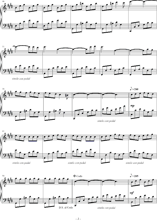 Intermezzo钢琴曲谱（图3）
