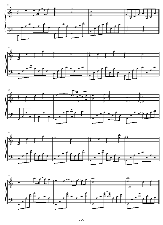A SECRET GROVE钢琴曲谱（图4）