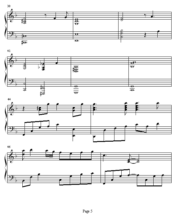 Celestial Night钢琴曲谱（图5）