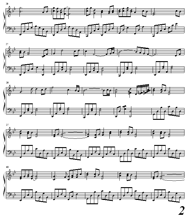 Willow Bridge钢琴曲谱（图2）