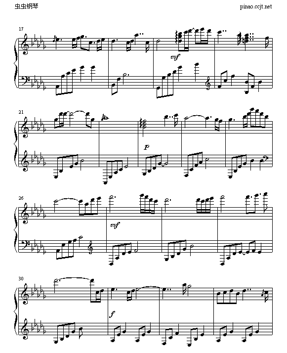 Beautiful Lady-DayDream钢琴曲谱（图2）