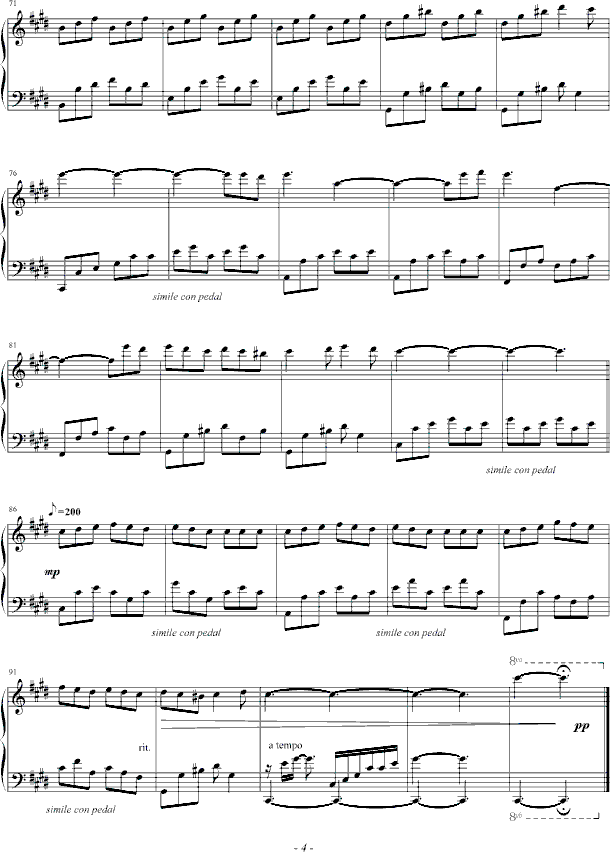 Intermezzo钢琴曲谱（图4）