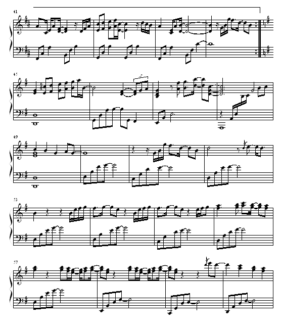 恋がくれたもの钢琴曲谱（图3）