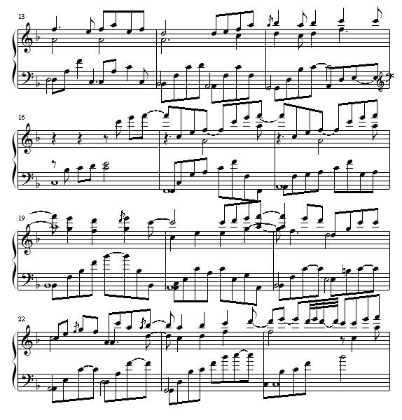 Love me钢琴曲谱（图2）