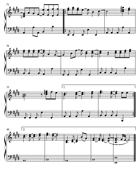 Shape Of My Heart钢琴曲谱（图5）