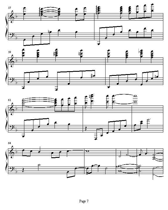 Celestial Night钢琴曲谱（图7）