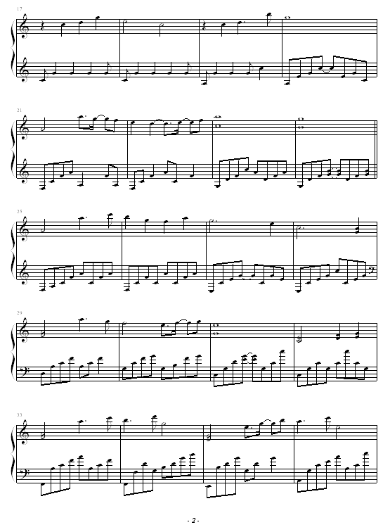 A SECRET GROVE钢琴曲谱（图2）