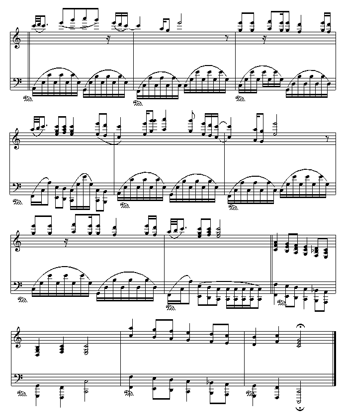 Let it be钢琴曲谱（图4）