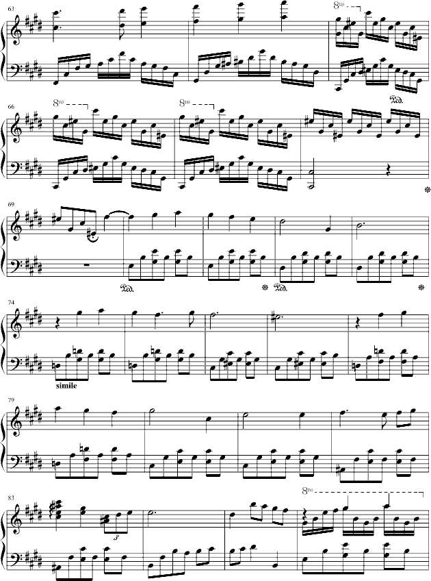 水之韵钢琴曲谱（图4）