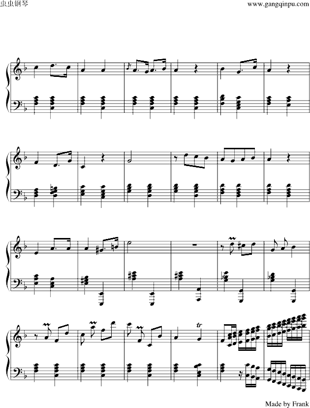 卡门序曲- 难度版钢琴曲谱（图5）