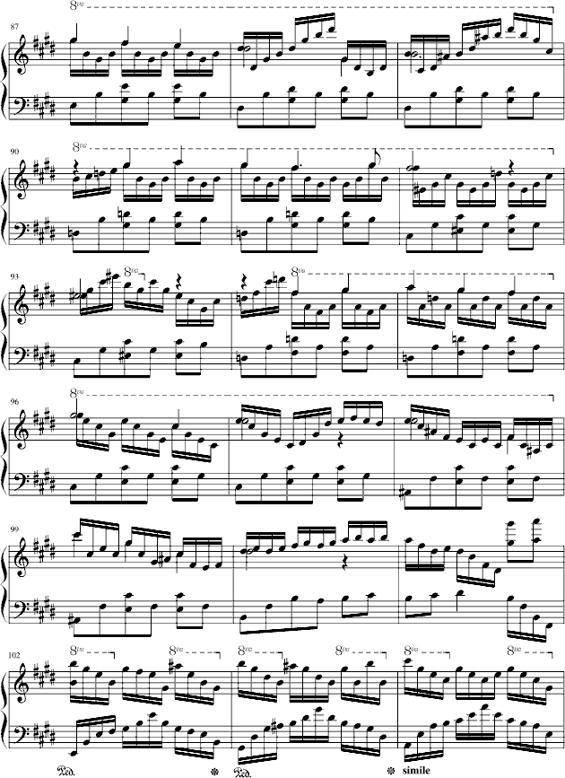 水之韵钢琴曲谱（图5）