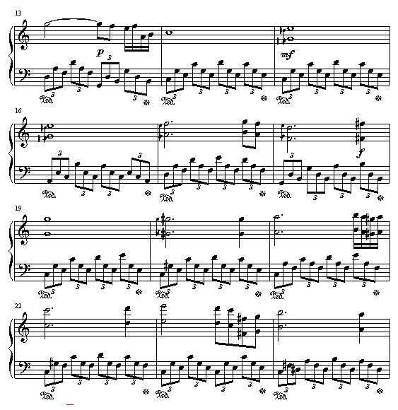 Claudine钢琴曲谱（图2）