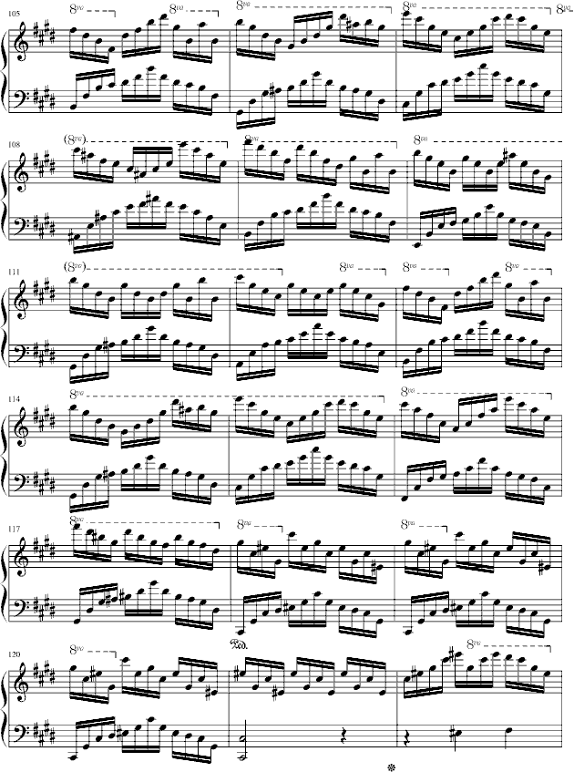 水之韵钢琴曲谱（图6）