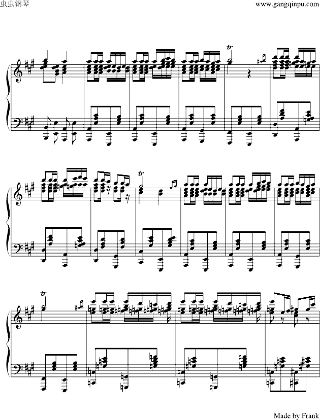 卡门序曲- 难度版钢琴曲谱（图2）