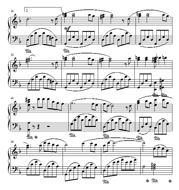 Sealed With A Kiss钢琴曲谱（图2）