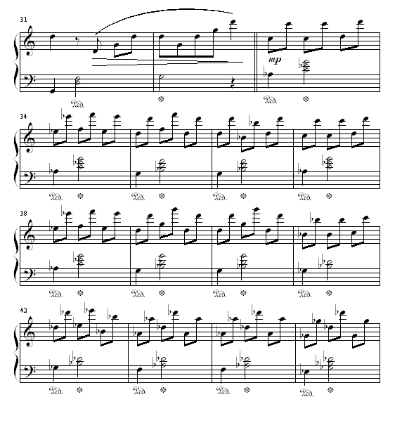 十一月魔法之靴钢琴曲谱（图3）