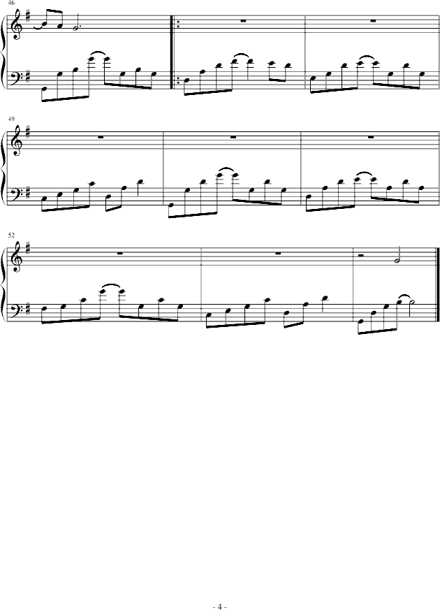 胆小鬼钢琴曲谱（图4）