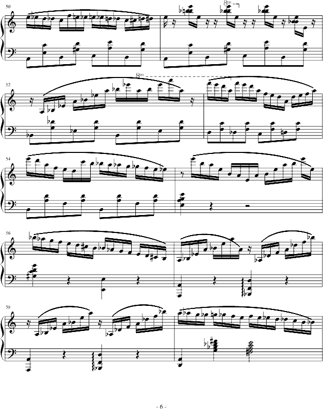 野蜂飞舞-爵士版钢琴曲谱（图6）