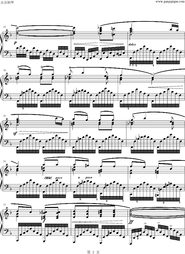 练习曲Op.740 No.12钢琴曲谱（图2）