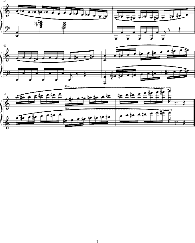 野蜂飞舞-爵士版钢琴曲谱（图7）