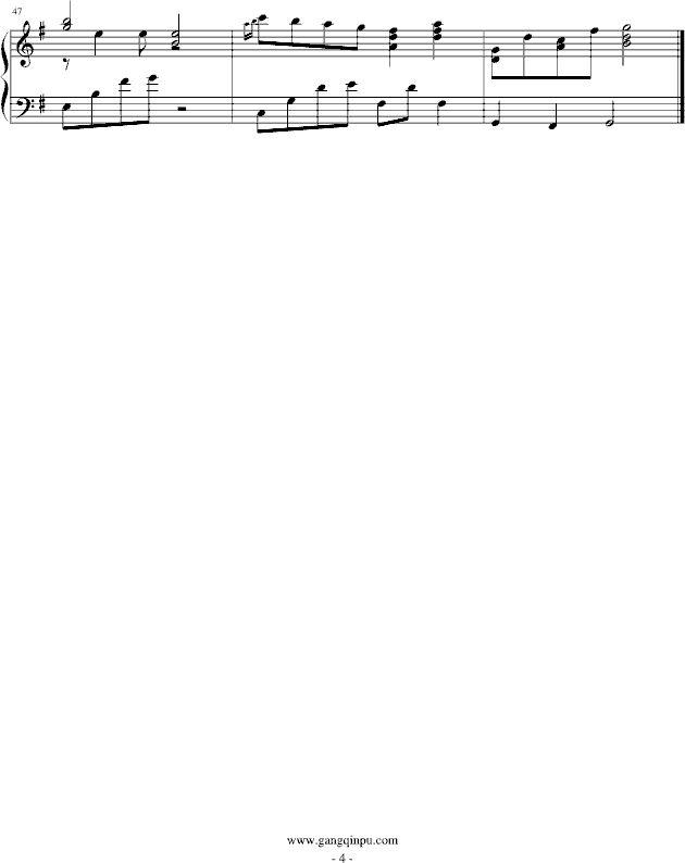 18爱不爱-翼势力 企鹅钢琴曲谱（图4）